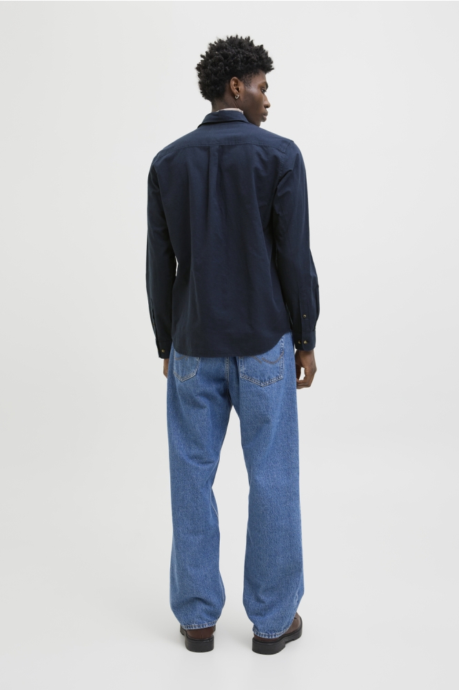 JJESUMMER SHIRT LS SN 12269315 NAVY BLAZER